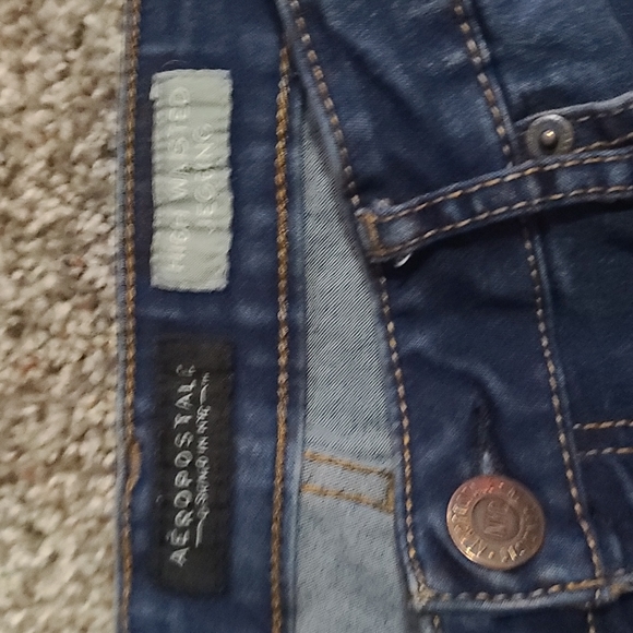 Aeropostale 14 High Waisted Jeggings - Picture 4 of 5